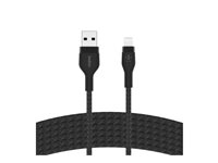 Belkin BOOST CHARGE - Câble Lightning - USB mâle pour Lightning mâle - 3 m - noir CAA010BT3MBK