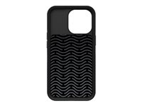 OtterBox Easy Grip Gaming - Coque de protection pour téléphone portable - encre de calmar noire - texture moulée sur mesure - pour Apple iPhone 13 Pro 77-85462