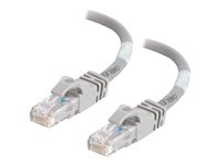 C2G Cat6 Booted Unshielded (UTP) Crossover Patch Cable - Câble inverseur - RJ-45 (M) pour RJ-45 (M) - 50 cm - UTP - CAT 6 - moulé, sans crochet, bloqué - gris 83505