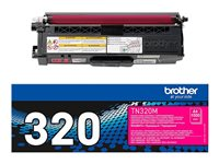 Brother TN320M - Magenta - original - cartouche de toner - pour Brother DCP-9055, DCP-9270, HL-4140, HL-4150, HL-4570, MFC-9460, MFC-9465, MFC-9970 TN320M