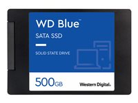 WD Blue 3D NAND SATA SSD WDS500G2B0A - SSD - 500 Go - interne - 2.5" - SATA 6Gb/s WDS500G2B0A