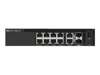 Dell Networking N1108EP-ON - Commutateur - Géré - 8 x 10/100/1000 (PoE+) + 2 x Gigabit SFP + 2 x 10/100/1000 - flux d'air de l'avant vers l'arrière - Montable sur rack - PoE+ (137 W) - CAMPUS Smart Value 210-ARUK