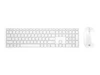 HP Pavilion 800 - Ensemble clavier et souris - sans fil - Français - blanc - pour OMEN Obelisk by HP 875; HP 27; ENVY x360 Laptop; Pavilion Gaming 690, TG01; Portable 15 4CF00AA#ABF