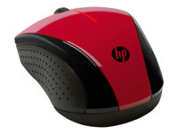 HP X3000 - Souris - optique - 3 boutons - sans fil - 2.4 GHz - récepteur sans fil USB - rouge - pour OMEN by HP 15; HP 14, 15; Chromebook x360; ENVY x360; Pavilion 15; Pavilion Gaming 15 N4G65AA#ABB