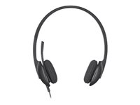 Casque USB Logitech H340 - Micro-casque - sur-oreille - filaire 981-000475