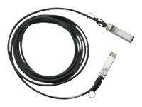 Cisco SFP+ Copper Twinax Cable - Câble à attache directe - SFP+ pour SFP+ - 1 m - twinaxial - reconditionné - pour 250 Series, Catalyst 2960, 2960G, 2960S, ESS9300, Nexus 93180, 9336, 9372, UCS 6140, C4200 SFP-H10GB-CU1M-RF