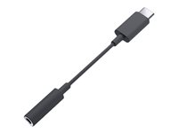 Dell SA1023 - USB-C vers adaptateur de prise casque - 24 pin USB-C mâle pour mini-phone stereo 3.5 mm femelle - magnétite DBQADBC043