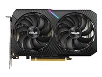 ASUS DUAL-RTX2070-O8G-MINI - OC Edition - carte graphique - GF RTX 2070 - 8 Go GDDR6 - PCIe 3.0 x16 - DVI, HDMI, DisplayPort 90YV0EC0-M0NA00