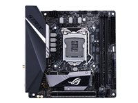 ASUS ROG STRIX H370-I GAMING - Carte-mère - mini ITX - Socket LGA1151 - H370 Chipset - USB 3.1 Gen 1, USB 3.1 Gen 2, USB-C Gen1 - Bluetooth, 2 x Gigabit LAN, Wi-Fi - carte graphique embarquée (unité centrale requise) - audio HD (8 canaux) 90MB0WE0-M0EAY0