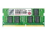 Transcend - DDR4 - module - 16 Go - SO DIMM 260 broches - 2400 MHz / PC4-19200 - CL17 - 1.2 V - mémoire sans tampon - non ECC - pour HP Portable 840 G5 Notebook, 840 G6 Notebook, 840r G4 Notebook TS2GSH64V4B