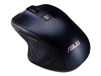 ASUS MW202 - Souris - optique - 6 boutons - sans fil - 2.4 GHz - récepteur sans fil USB - bleu nuit - pour ASUSPRO P1; P2; P3; ExpertBook B9; P2 90XB066N-BMU000