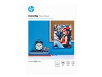 HP Everyday Photo Paper - Brillant - A4 (210 x 297 mm) - 200 g/m² - 100 feuille(s) papier photo - pour Officejet 20X, 38XX, 46XX, 52XX, 6000 E609, 68XX, 80XX; Photosmart B110, Wireless B110 Q2510A